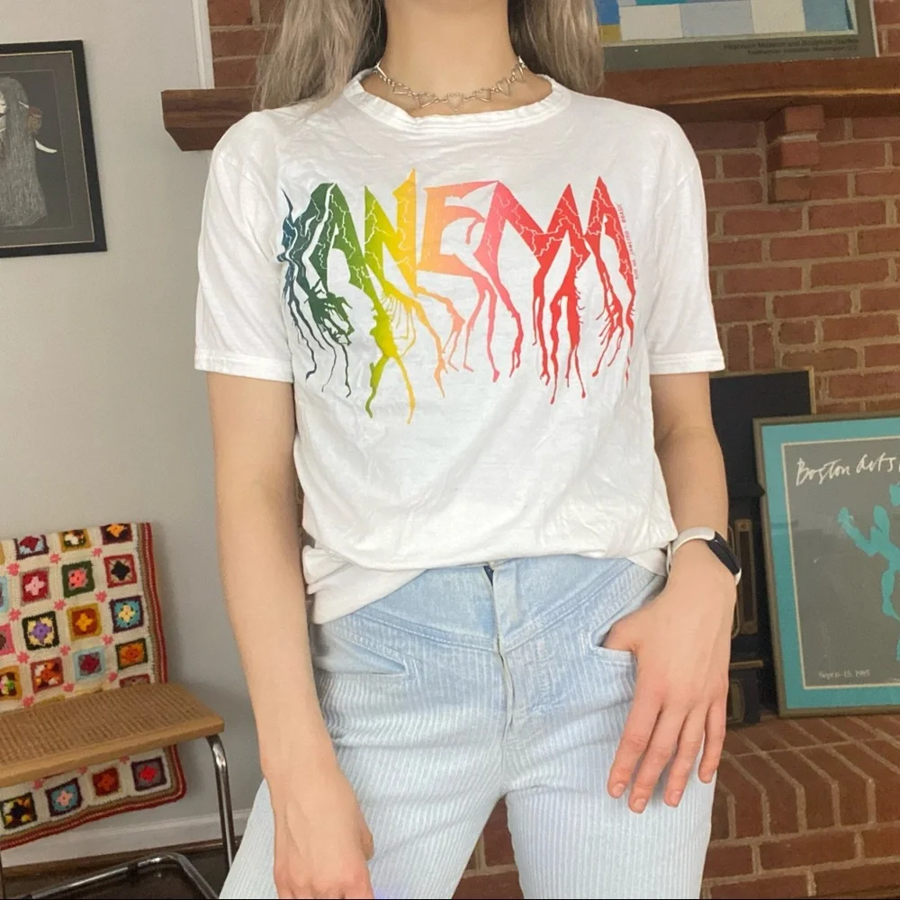 Vintage 90s Ipanema Rio De Janeiro Brasil Brazil Rainbow Mounted Collar …